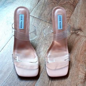 Steve Madden Clear Heels